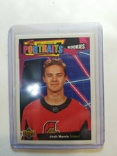 2020-21 UD Series 1 Portraits Rookies #P-47 Josh Norris RC Ottawa Senators
