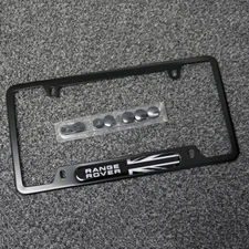 For Range Rover Brand New License Frame Plate Cover Black