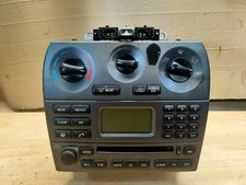 2005 JAGUAR X-TYPE RADIO STEREO CD PLAYER HEATER CLIMATE CONTROL 1X43-18B876-CA