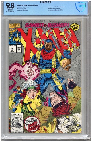 X-Men  # 8   CBCS   9.8   NMMT   White pgs  5/92  1st App. of Bella Donna Boudre