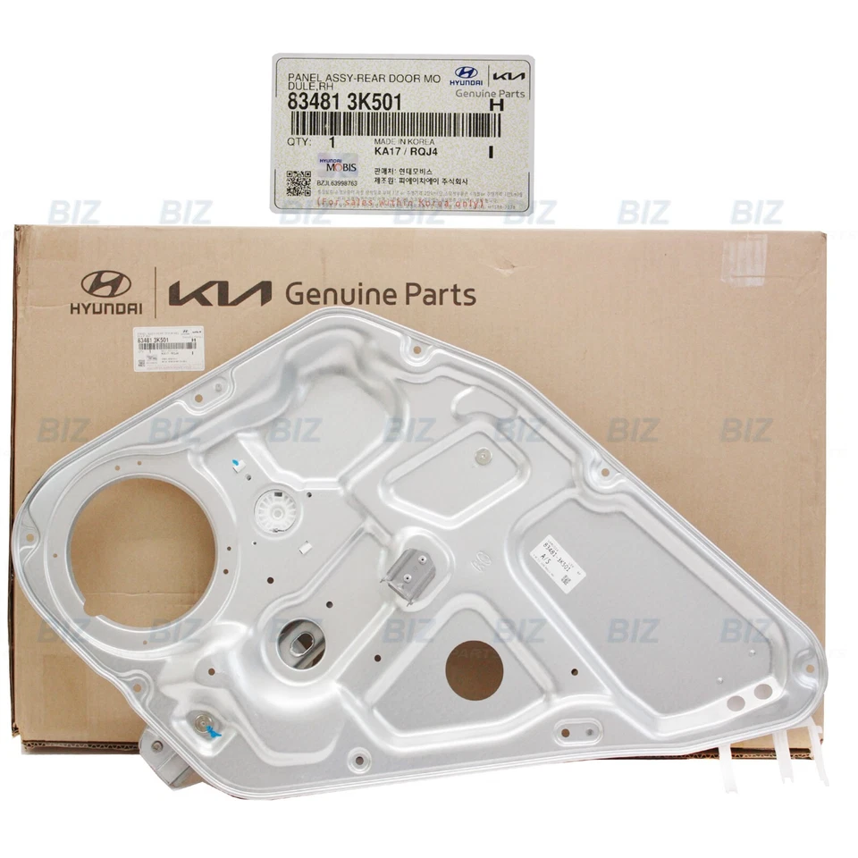 正品后窗调节器 右右手 适用于 2009 - 2010 现代索纳塔 83481-3K501 — 第 3/4 张图片