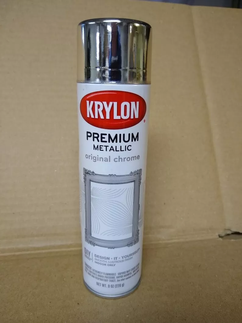 Krylon Spray Paint Decorator Enamel Chrome Aluminum 12oz - Warren