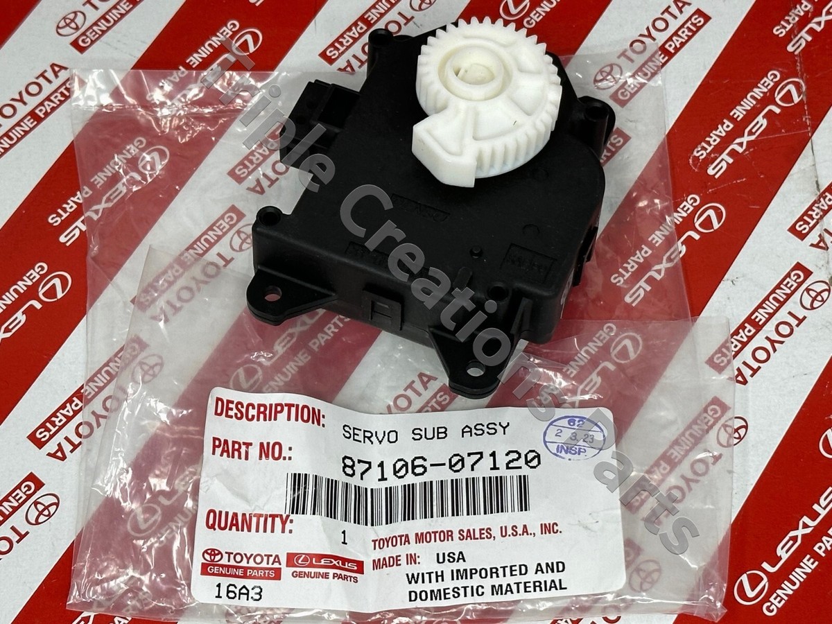 Toyota Genuine 8710607120 Damper Servo Sub-Assy Air Conditioner