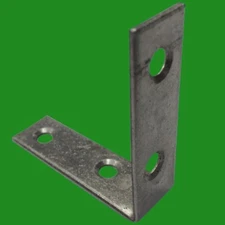 10x 50mm (2") Corner Braces L Shaped Right Angle Support Fixing Repair Brackets