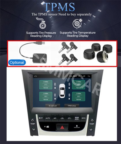 9in Car Stereo Radio GPS Navi Touch Screen Fit For Lexus GS Series 2005-2011 - Bild 9 von 12