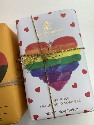 2 Casa Dos Aromas | Triple-Milled Soap | PURE ROSE & WARM VANILLA