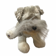GANZ Soft Toy Plush Small Gray / White Terrier Dog