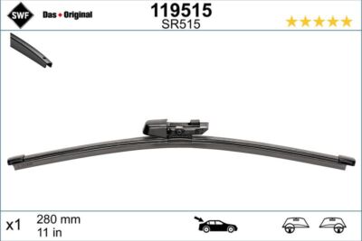 SWF 119515 Wischblatt Visioflex für SEAT SKODA VW