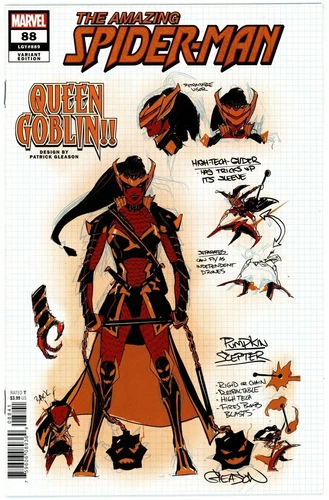 Amazing Spider-Man (2018) #88D NM Patrick Gleason Queen Goblin Design Variant