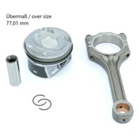 ÜBermaßKolben + Pleuelstange FüR VW Audi 1.4 TSI 03C107065BF 03C198401A