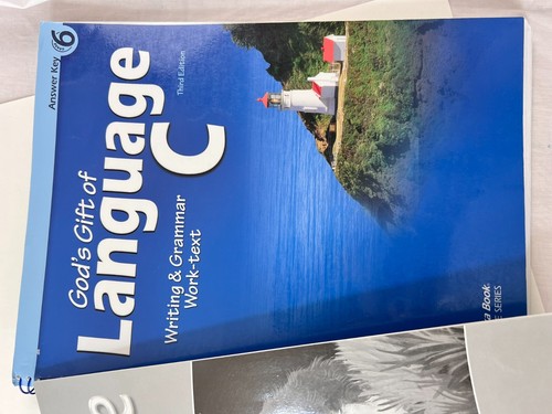 LOT ~ Abeka Books - Gods Gift of Language A B C (3rd ed) - Test / Answer Key - 第 4/9 張圖片