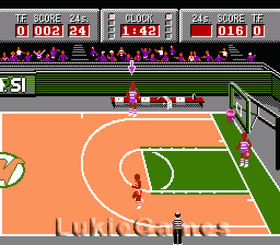 Magic Johnson's Fast Break - Classic NES Nintendo Game