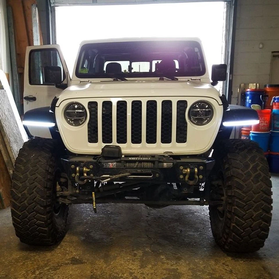 Luz de seta Quake LED QTE1043 para Jeep Gladiator Wrangler 18-24 - Imagem 3 de 4