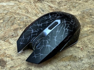 Wireless Optical  Gaming Mouse ENPHIN  2.4G - Cracked Design schwarz