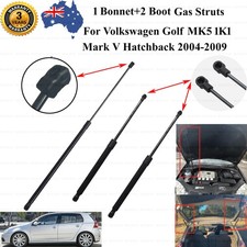 3 Bonnet & Boot Gas Struts for VW Golf Mark V MK5 Hatchback Comfortline GTI R32