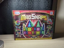 Popular Playthings MagSnaps 48 Piece Set - Ages 3+ | 1+ players