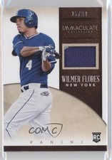 2014 Panini Immaculate Singles Material 25/99 Wilmer Flores #39 0f8
