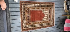 Vintage Kurdish  Prayer Rug