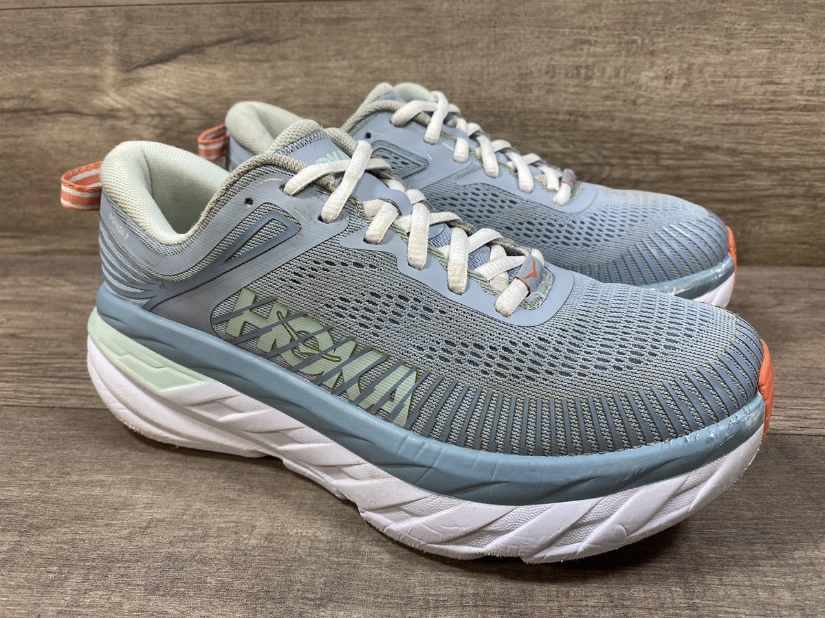 Size 6 - Hoka One One Bondi 7 Blue Fog for sale online | eBay