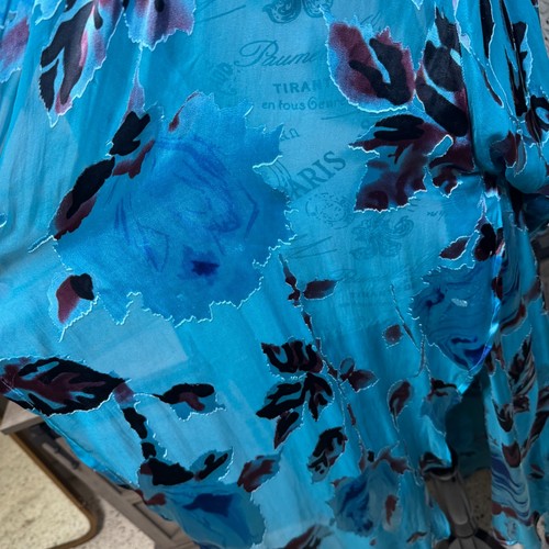 VTG URU KRISTINE ST RRIK 100% Silk Kimono Original Print One size Rare Floral - Bild 7 von 12