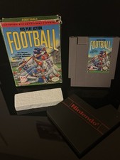 NES Nintendo Play Action Football Box Game Sleeve Foam No Manual Authentic