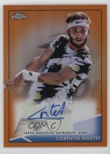 2021 Topps Chrome Auto Orange Refractor 25 Corentin Moutet Ca-com Auto 7tw
