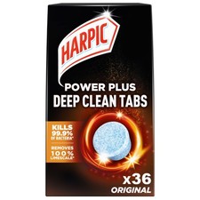 36 x Harpic Power Plus Deep Cleaning Toilet Tablets Original Bulk Buy Tabs