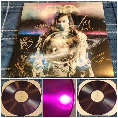 ERRA - Impulse - 2017 press /500 translucent purple vinyl SIGNED by 2017 lineup!