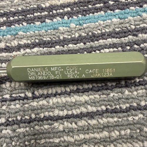 DANIELS DAK123A M81969/18-01 INSTALLING TOOL ~ DANIELS MANUFACTURING CORP DMC