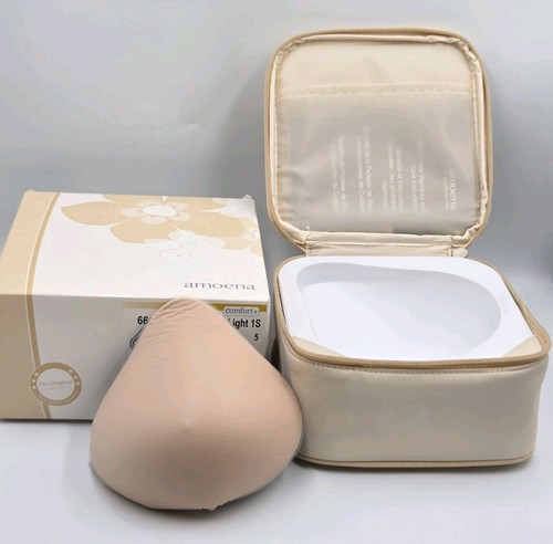 Amoena Mastectomy Breast Form Prosthetic Comfort + Natura Light 1S 664 Size 5