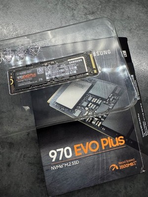Samsung 970 EVO Plus 2TB NVMe M.2 Interne SSD V-NAND, SMART Zustand 100%