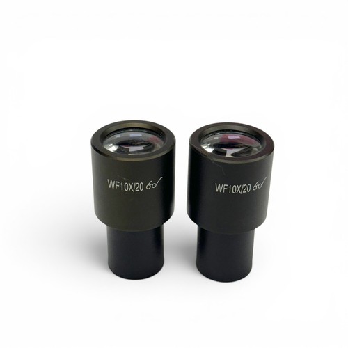 Pair WF10X/20 Microscope Eyepieces Widefield High Eyepoint FN 20mm Set of 2