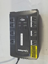 CyberPower 685VA AVR Battery Backup UPS Surge Protector 8 Outlets Tested