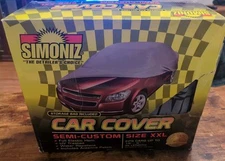 Simoniz Car Cover XXL with Storage Bag - Fits Cars up to 18' - 9" in Length