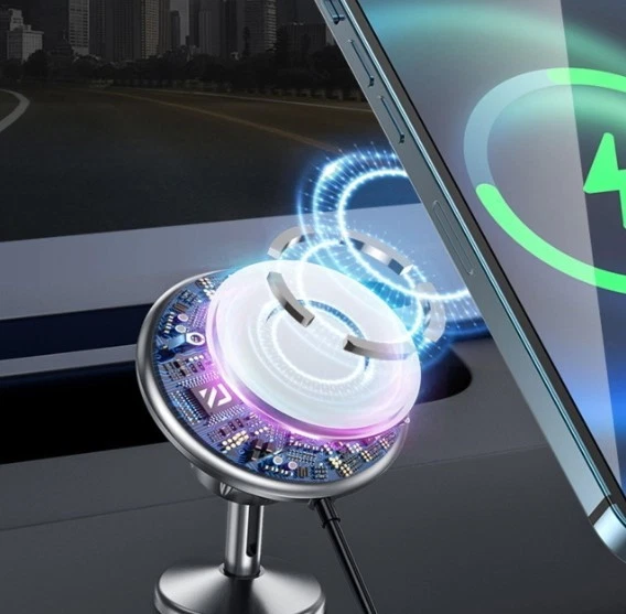 Car Vehicle Magnetic Wireless Charging Stand - Image 4 of 4