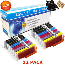 12 PK PGI-280XXL CLI-281XXL Ink Tank Set for Canon TS8222 TS8320 TS8322 TS9120