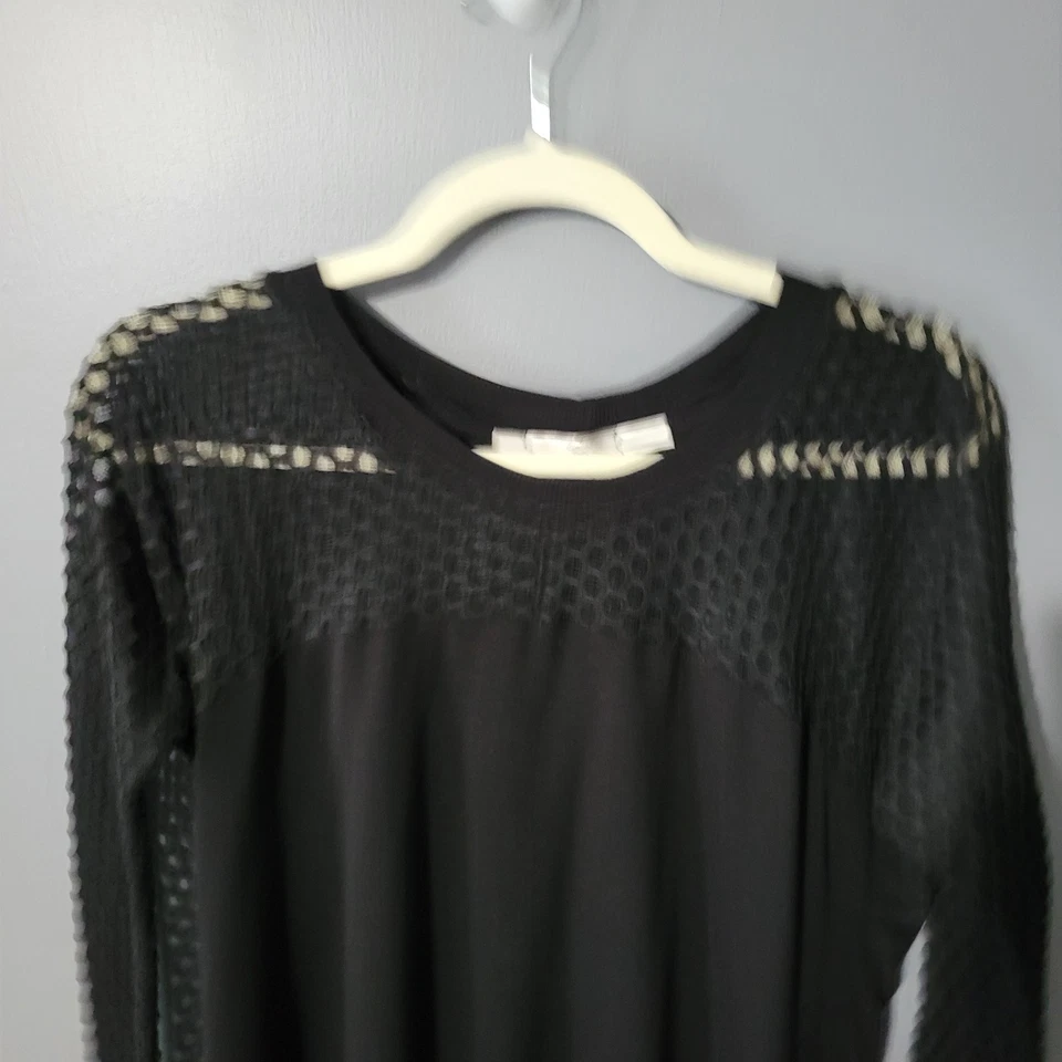 Top Gibson Grunge Talla M Hecho en EE. UU. Mangas Netas Negro Gótico Punk Manga Larga Foto 2 de 4