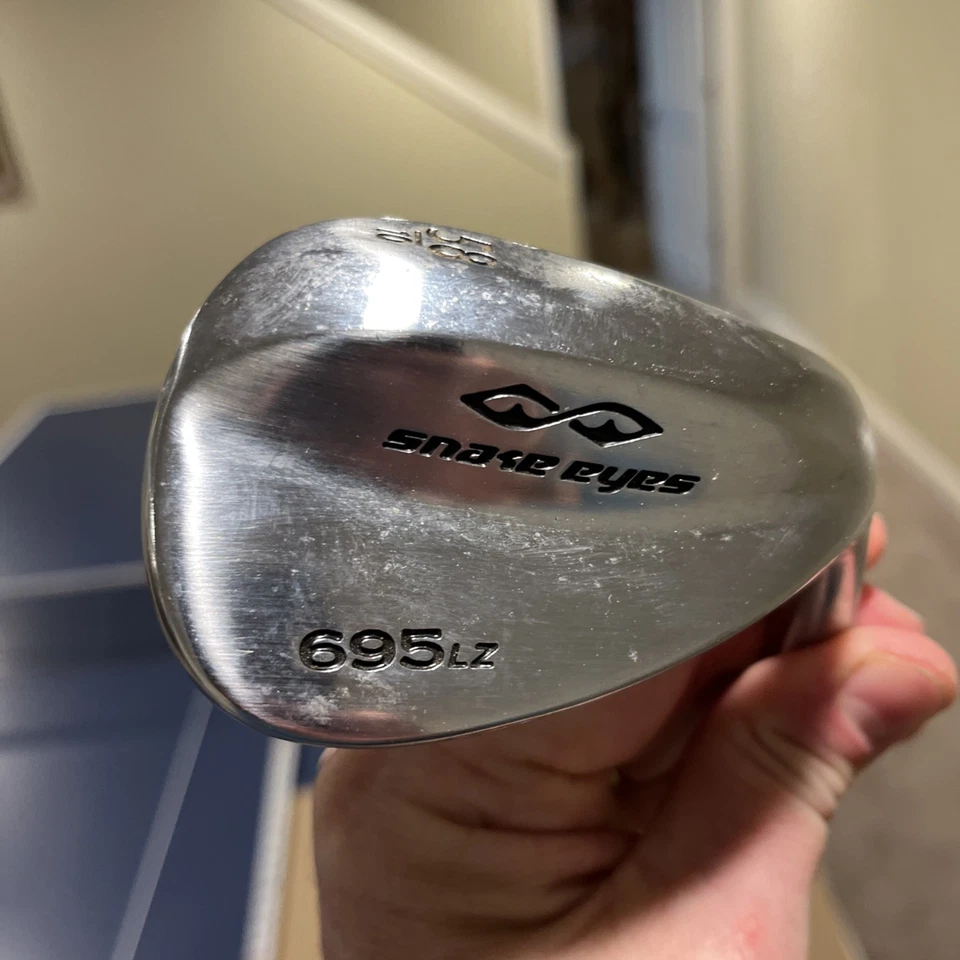 Pair Of RH Snake Eyes 695LZ Wedges 58 10 And 60 8   Stainless Steel Shaft /Used - Image 3 of 4