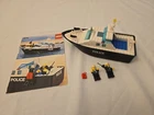 Vintage 1987 LEGO 4010 Police Rescue Boat Set 99.9% Complete