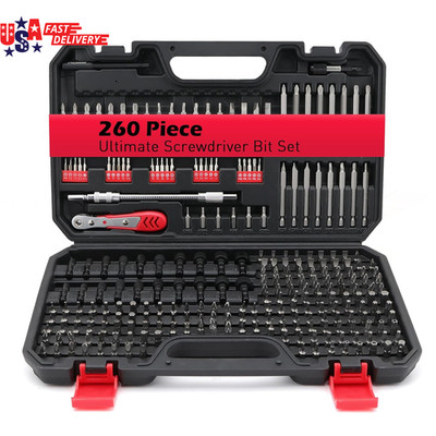 260-Piece Ultimate Precision Screwdriver Bit Set, Premium Security Bit Set Inclu