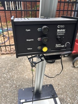 Super Chromega C760 Modular Dichroic System Photo Enlarger, Black/Silver