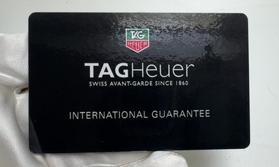 TAG Heuer original Garantiekarte Blanko und nicht gestempelt