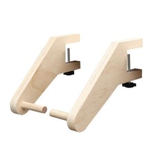 Tabletop Paper Roll Dispenser Non Slip Wood Fits Tables 0.47-1.97'' Table Top
