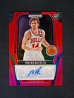 2024-25 Panini Prizm Black Matas Buzelis RC Rookie Auto Red /99Opens in a new window or tab