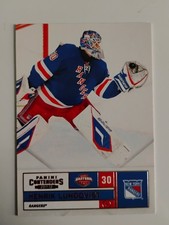 11 12 PANINI CONTENDERS HENRIK LUNDQVIST #30 RANGERS