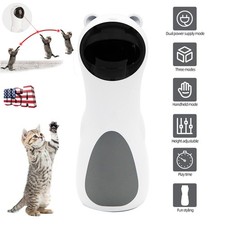 Automatic Interactive Cat Toy Smart LED Laser Teaser Indoor Exercise Play FunToy