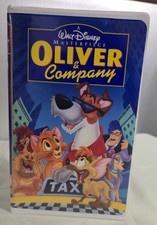 Oliver Company VHS Tape Disney Masterpiece Vintage Clamshell 7897