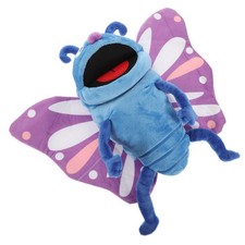 Plush Hand Puppet Stuffed Cartoon Butterfly Doll Hand Puppet Plaything