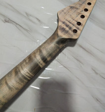 Best Roasted Flame Maple Tiger electric guitar neck 22fret Rosewood 25.5