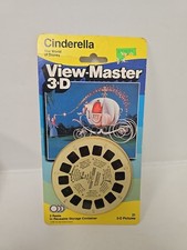 Vintage 1987 View Master Reels 3D 3-Reels Disney Cinderella NEW IN PACKAGE